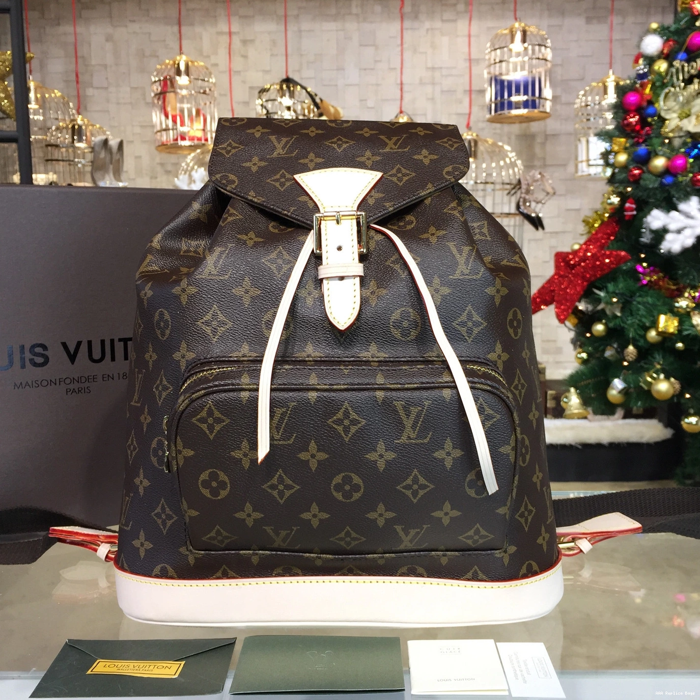 Aaa replica bags BACKPACK LOUIS VUITTON 0713